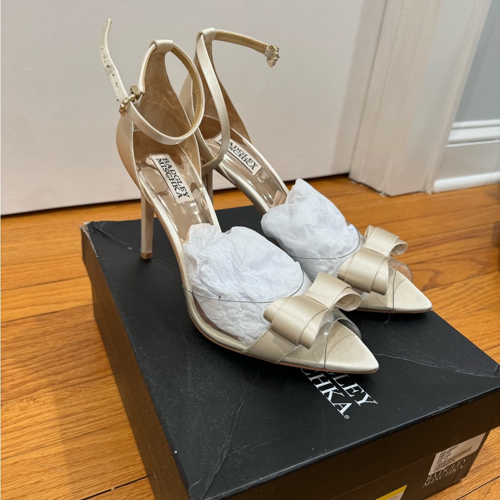 Badgley Mischka Lindsay Satin Heels
